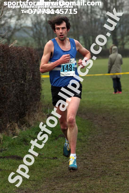 Senior mens 2018 Durham Cathedral Cross Country Relay. Photo:  David T. Hewitson/Sports for All Pics